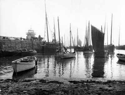 Smeatons Pier, St Ives, ca. 1880